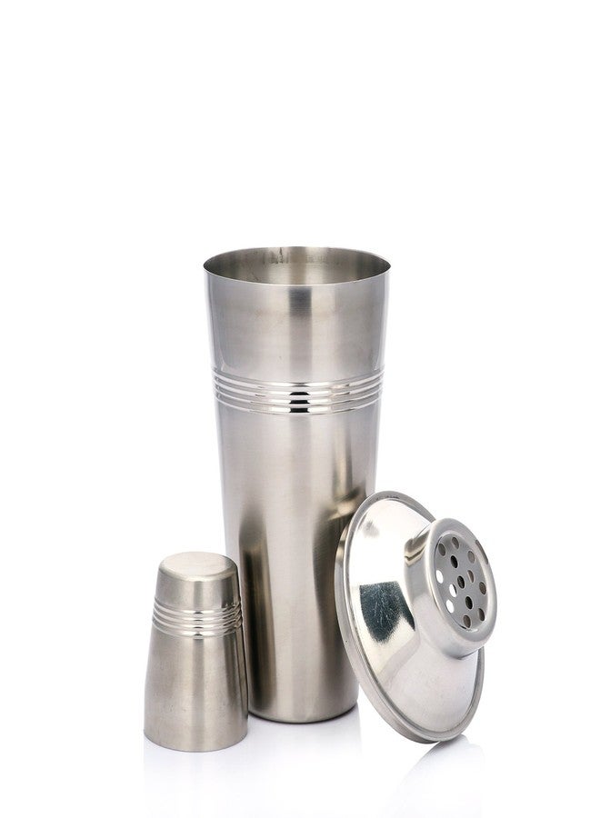 Urban Snackers Stainless Steel 4 Line Cocktail/mocktail Shaker, Silver - Image 2